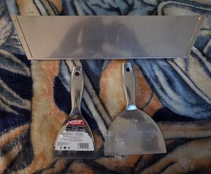 Mud Pan n Joint knives