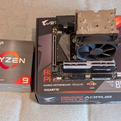 CPU Motherboard RAM and Cooler Combo