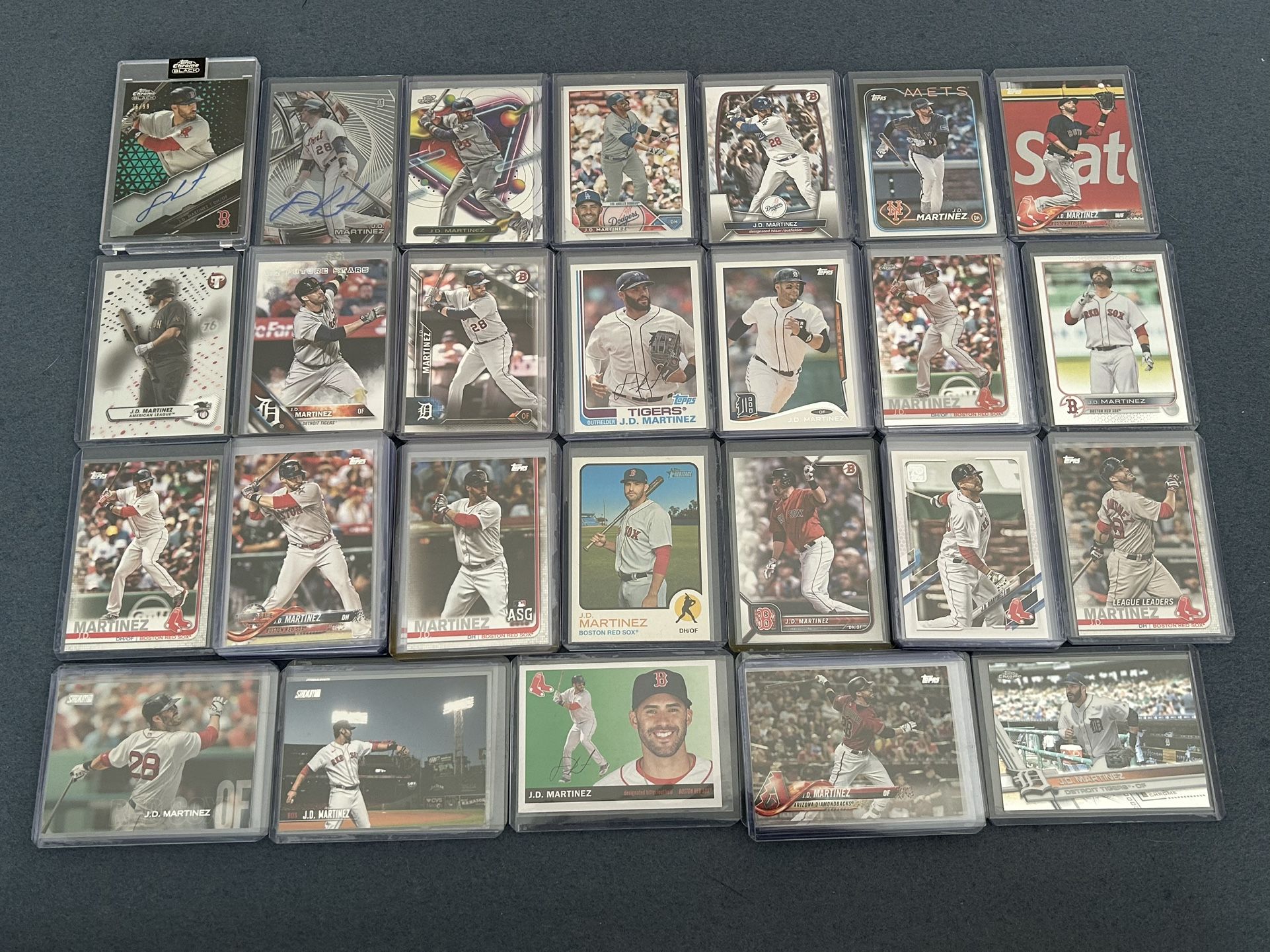 Baseball Cards Of JD Martinez (many Cards)