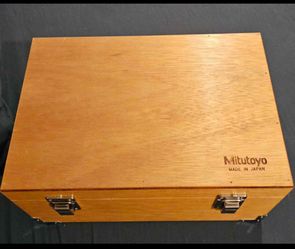 *** REDUCED *** NEW Mitutoyo 103-904-10 Outside Micrometer Set 0-6" OMST-6" Mechanical