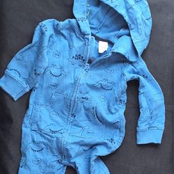 Carter's Snug Fit Cotton Footlesss Sleepsuit Day Romper 12 Month Toddler 