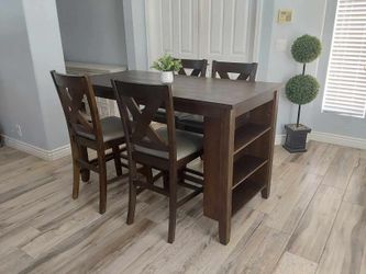 Beautiful counter height dining table