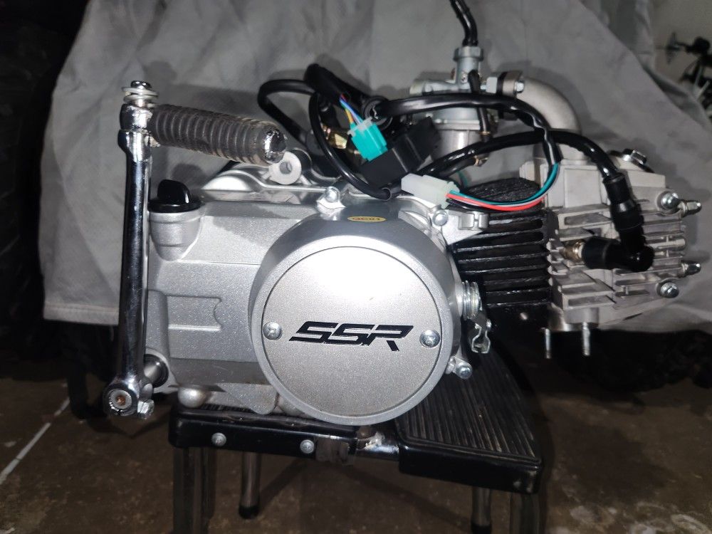 Vendo Motor Ssr 110cc Para Pitbike Con Cableado,Carburador Listo Para Prenderlo