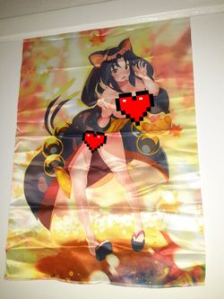 Kuroka Cloth Wall Scroll