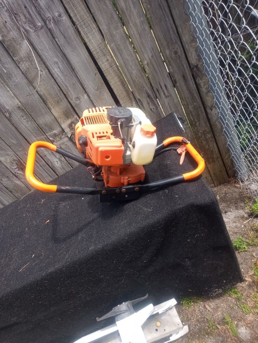 Post Drill To Make Holes For Fence