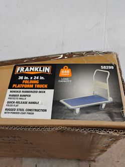 Franklin 36 in. x 24 in. Folding Platform Truck with a 440-pound capacity