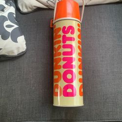 Vintage Dunkin Donuts Coffee Thermos