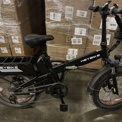 1000w Peak Power Upto 32Mph Upto 30Miles Range Foldable E-bike 