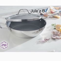 Princess House.     Juego De Sartén De 12” Y Cacerola De 3.5 Qts  Nuevas En Sus Cajas  