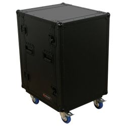 Odyssey FZAR16WBL, 16U Pro Amp Rack with Casters - Black