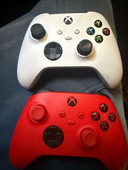 Xbox 1 controller Red and white