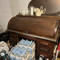 Vintage Roll Top desk