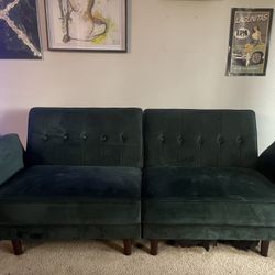 Emerald Green Couch