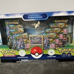 Radiant Eevee Premium Collection Box. Pokemon GO.