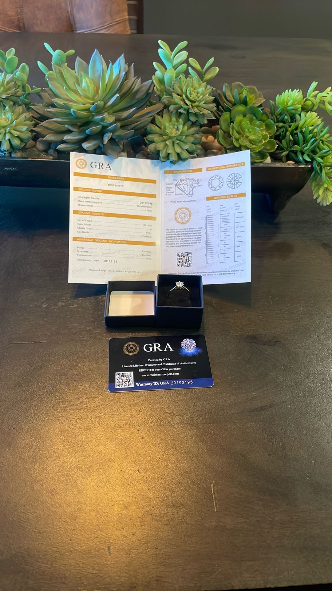 Moissanite Engaged Ring π