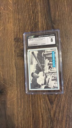 1982 graded card 1973 tv commercial.