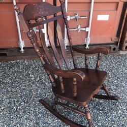 Large Wood Rocking Chair