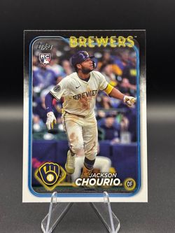 2024 Topps Update Series Jackson Chourio Rookie Card (RC) #US240 MLB Brewers