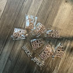 11 Pcs Bride Bridesmaid Hair Clips Set