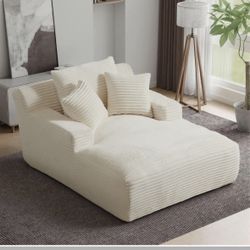 Corduroy Soft Lounge 2 Seat Chair 