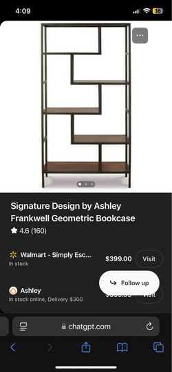 Geometric shelf