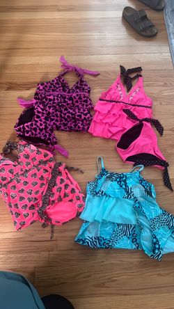 Justice lot of 4 swimsuit size 8 10