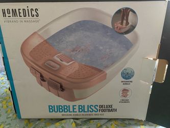 HoMedics Bubble Bliss Deluxe Footbath
