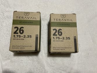 Teravail Bike Tubes 26” 1.75-2.35 ISO 45/61-559