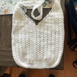 Hand Knitted Tote Bag
