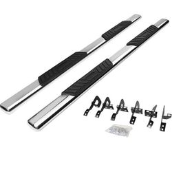 LA Zona Auto Parts 1999 to 2018 Chevrolet Silverado GM Sierra Crew Cab chrome nerf bar Estribos Cromados Running boards