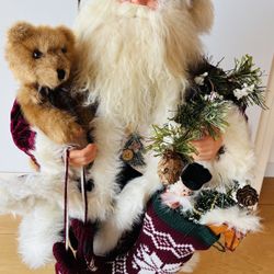 Decorative Santa, 24” Tall.