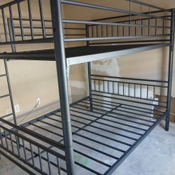 Bunk Bed Metal Frame. Good Condition Full Size