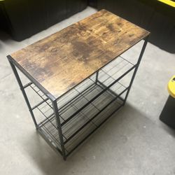Side Table / Shoe Rack