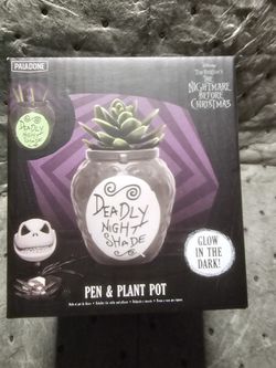 Glow In The Dark Pen And Plant Pot