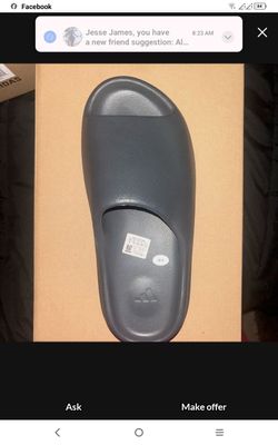 Used Yeezy Slides Mens Size 9