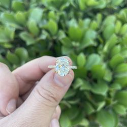 3.49 cttw IGI lab diamond 14k gold engagement wedding ring