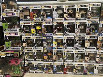 Vintage Superhero Funko Pop collection Marvel/DC 