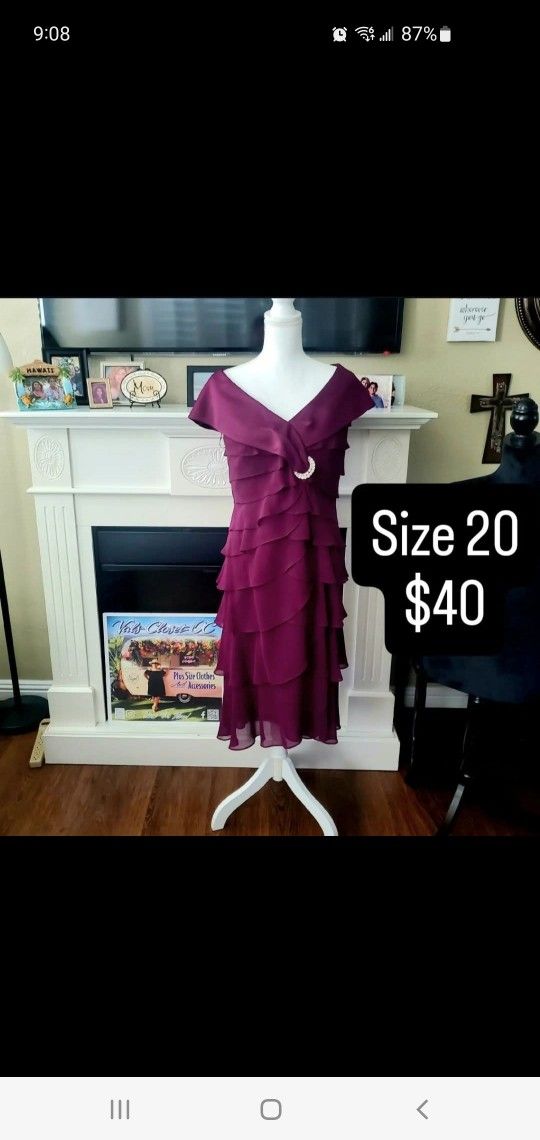 Plus Size Dress - Val's Closet OC On Facebook