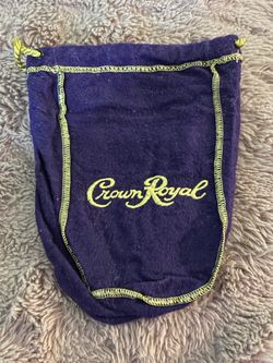 Small Purple Crown Royal Bag 3.5x7.5