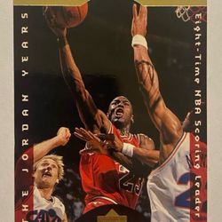 Michael Jordan Cut Above Basketball Card!