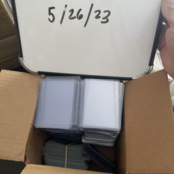 Lightly Used Top Loaders And Penny Sleeves -over 300 Of Each