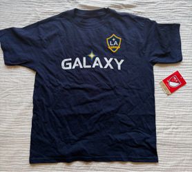 NEW Youth MLS Galaxy Tee Large