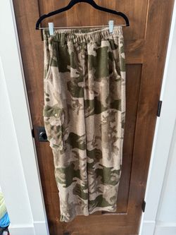 Camo Fleece Cargo Pants