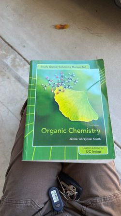 Organic Chemistry study guide/solution manual UC Irvine