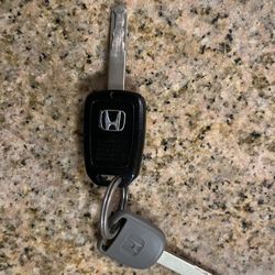 2017 Honda Accord Key