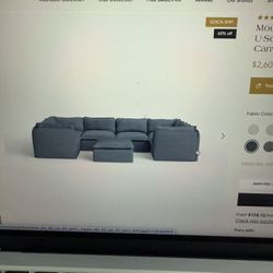 Chicory Out Door Couch With Ottoman
