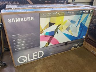 TV Samsung 55", Qled Q80T, 4k, 2020 Model, 240 Hz, Dynamic Cristal Color, Excellent