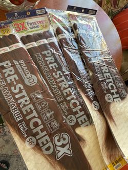Shake & Go Freetress 3X Pre-stretched Braid 301 Synthetic Hair  Extensions