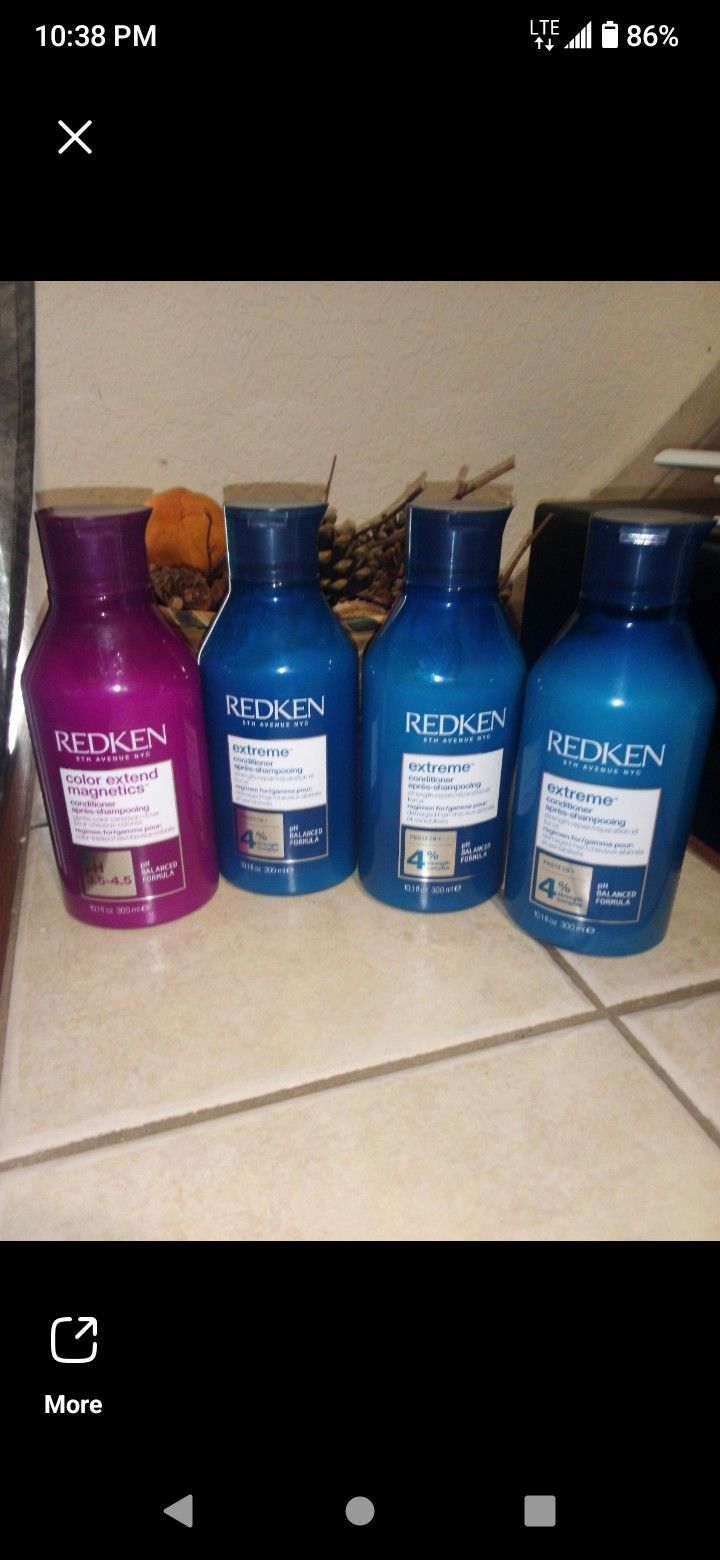 Redken Conditioners $7 Each Must Pick Up In Edinburg No Holds