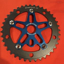 MCS BMX 5-Bolt SPIDER & CHAINRING 39T COMBO "NEW"
